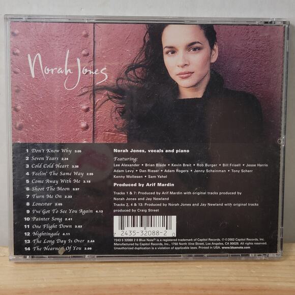CD Norah Jones - Come Away With Me - Picture 4 of 4